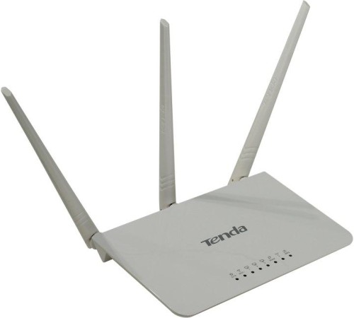 Маршрутизатор/ Tenda WiFi Router F3 (2.4GHz, Wlan 300Mbps, 802.11bgn+4xLAN RG45 10/100+1xWAN) 3x5dBi ext Antenna