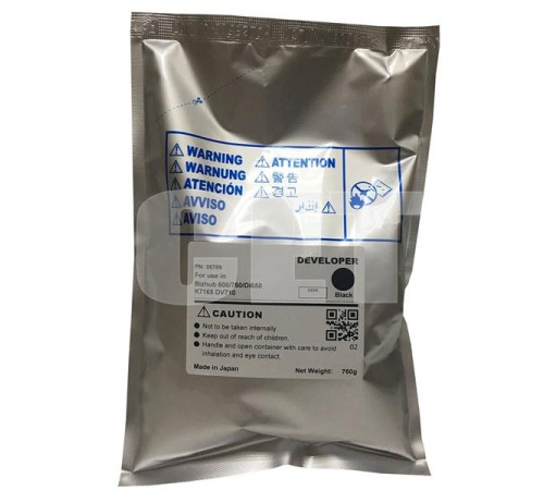 -/ Девелопер DV710 для KONICA MINOLTA Bizhub 600/750/601/751 (CET), 760г, 250000 стр.