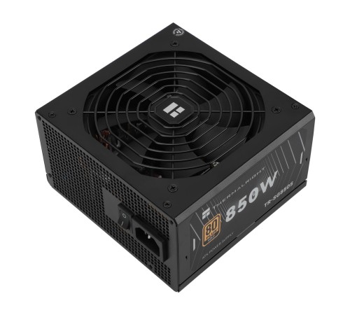 Блок питания 850W/ Power Supply Thermalright, 850W 80+ Gold (ATX, 3.1, PCIe 5.1, Non-modular, 1x24(20+4)pin, 1xCPU 8(4+4)pin, 2xPCIe*2 8(6+2)pin, 5xSATA3, 1x12+4pin (12VHPWR PCIe 5.1 12+4pin 600mm), 3xMOLEX4pin, Active, 120x120mm, 150x140x86mm, APFC, blac Блок питания 850W/ Power Supply Thermalright, 850W 80+ Gold (ATX, 3.1, PCIe 5.1, Non-modular, 1x24(20+4)pin, 1xCPU 8(4+4)pin, 2xPCIe*2 8(6+2)pin, 5xSATA3, 1x12+4pin (12VHPWR PCIe 5.1 12+4pin 600mm), 3xMOLEX4pin, Active, 120x120mm, 150x140x86mm, APFC, blac