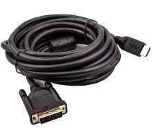 Кабель/ Кабель HDMI AM/DVI(24+1)M, 5м, CU, 1080P@60Hz, 2F, VCOM <CG484G-5M>