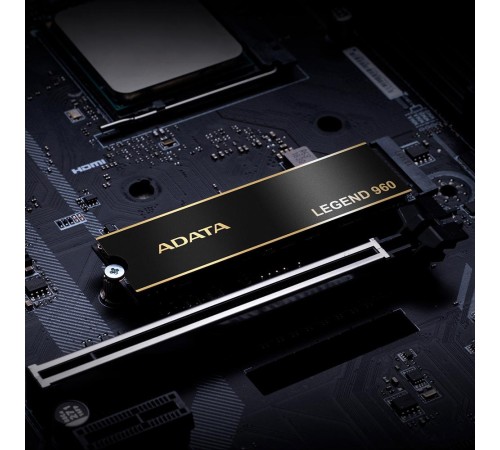Твердотельный накопитель/ ADATA SSD LEGEND 960, 1000GB, M.2(22x80mm), NVMe 1.4, PCIe 4.0 x4, 3D NAND, R/W 7400/6000MB/s, IOPs 730 000/610 000, DRAM buffer 1000MB, TBW 780, DWPD 0.43, with Heat Spreader (5 лет) Твердотельный накопитель/ ADATA SSD LEGEND 960, 1000GB, M.2(22x80mm), NVMe 1.4, PCIe 4.0 x4, 3D NAND, R/W 7400/6000MB/s, IOPs 730 000/610 000, DRAM buffer 1000MB, TBW 780, DWPD 0.43, with Heat Spreader (5 лет)