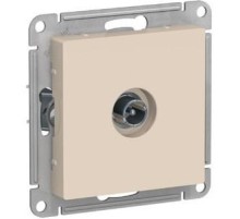 ATLASDESIGN TV РОЗЕТКА оконечная 1DB, механизм, БЕЖЕВЫЙ