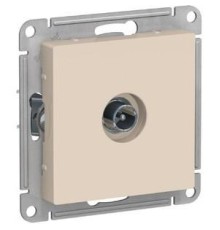 ATLASDESIGN TV РОЗЕТКА оконечная 1DB, механизм, БЕЖЕВЫЙ