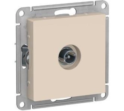 ATLASDESIGN TV РОЗЕТКА оконечная 1DB, механизм, БЕЖЕВЫЙ