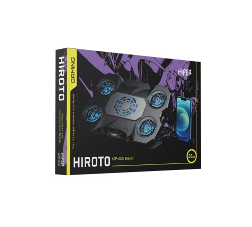 HIPER подставка CP-A25/ Laptop cooler stand Hiper Hiroto (CP-A25)