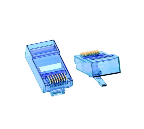 Greenconnect Коннектор цветной RJ-45 cat.5e UTP Male, для многожильного кабеля, 8p8c 15 шт (3 цвета по 5 шт), GCR-51802 Greenconnect Коннектор цветной RJ-45 cat.5e UTP Male, для многожильного кабеля, 8p8c 15 шт (3 цвета по 5 шт), GCR-51802