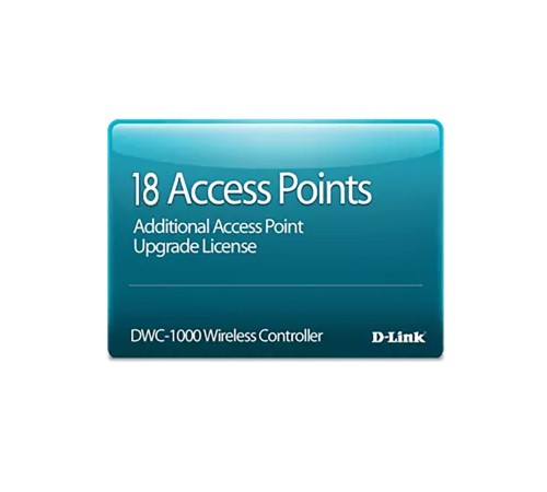 Электронный ключ для активации ПО/ DWC-1000-AP18-LIC License for supporting 18 additional APs on DWC-1000