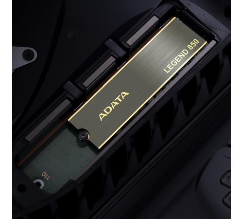 Твердотельный накопитель/ ADATA SSD LEGEND 850, 1TB, M.2(22x80mm), NVMe 1.4, PCIe 4.0 x4, 3D NAND, R/W 5000/4500MB/s, IOPs 400 000/550 000, TBW 1000, DWPD 0.54, with Heat Sink (5 лет) Твердотельный накопитель/ ADATA SSD LEGEND 850, 1TB, M.2(22x80mm), NVMe 1.4, PCIe 4.0 x4, 3D NAND, R/W 5000/4500MB/s, IOPs 400 000/550 000, TBW 1000, DWPD 0.54, with Heat Sink (5 лет)