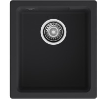 Кухонная мойка GRANFEST GRANFEST Мойка URBAN 4540 подстольный монтаж 1-чаша 450*400мм, монтаж: универсальный, материал: кварц, цвет: черный