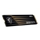 Твердотельный накопитель MSI SSD SPATIUM M461, 4000GB, M.2(22x80mm), NVMe, PCIe 4.0 x4, 3D QLC, R/W 5000/4200, IOPs 600 000/850 000, TBW 900, DWPD 0.12 (5 лет)