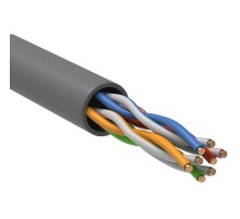 Витая пара U/UTP кат.5E 4х2х24AWG PVC серый (100м)