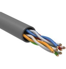 Витая пара U/UTP кат.5E 4х2х24AWG PVC серый (100м)