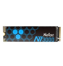 SSD накопитель Netac SSD NV3000 500GB PCIe 3 x4 M.2 2280 NVMe 3D NAND, R/W up to 3100/2100MB/s, IOPS(R4K) 200K/150K, TBW 300TB, with heat sink, 5y wty