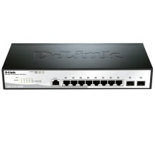 Коммутатор/ Managed Gigabit Switch with 8 10/100/1000Base-T + 2 SFP Ports