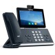 Телефон YEALINK SIP-T58W with camera, видеотерминал, 16 аккаунтов, цветной сенсорный экран 7" 1024х600, Android, WiFi, Bluetooth, GigE, CAM50, без БП, шт