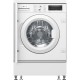 Встраиваемая стиральная машина BOSCH 60x55.5x85см, фронтальная загрузка, объем загрузки белья 8кг, 1400 об/мин