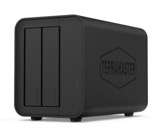 Система хранения данных TerraMaster D2-320 DAS tower/JBOD,RAID0,1/up to 2 SATA(3,5' or 2,5')/1xUSB3.1 Type-C gen2/1xPS/1YW