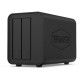 Система хранения данных TerraMaster D2-320 DAS tower/JBOD,RAID0,1/up to 2 SATA(3,5' or 2,5')/1xUSB3.1 Type-C gen2/1xPS/1YW
