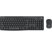 Клавиатура+мышь Logitech Wireless Desktop MK295 (Keybord&mouse), USB, SilentTouch, Black, Rus/Eng, [920-009807] (незначительное повреждение коробки)