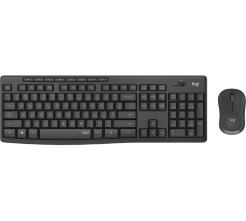 Клавиатура+мышь Logitech Wireless Desktop MK295 (Keybord&mouse), USB, SilentTouch, Black, Rus/Eng, [920-009807] (незначительное повреждение коробки)