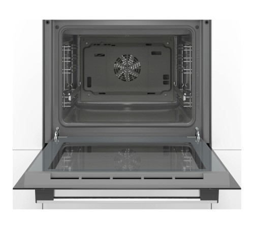 Встраиваемая электрическая духовка BOSCH 59.5x59.4x54.8 см, 66 л, гриль, конвекция, нержавеющая сталь