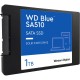 Твердотельные накопители/ WD SSD Blue SA510, 1.0TB, 2.5" 7mm, SATA3, R/W 560/530MB/s, IOPs 95 000/84 000, TBW 400, DWPD 0.2 (12 мес.)