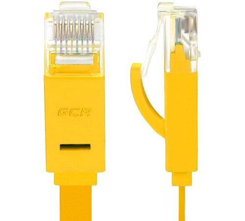 Greenconnect Патч-корд PROF плоский прямой 2.0m, UTP медь кат.6, желтый, 30 AWG, GCR-LNC622-2.0m, ethernet high speed 10 Гбит/с, RJ45, T568B Greenconnect Патч-корд PROF плоский прямой 2.0m, UTP медь кат.6, желтый, 30 AWG, GCR-LNC622-2.0m, ethernet high speed 10 Гбит/с, RJ45, T568B