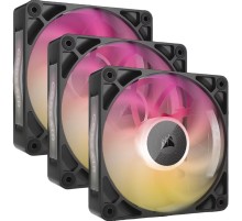 Кулер для корпуса/ Case Cooler Corsair iCUE LINK RX120 MAX RGB (120x120x30mm, 4-pin PWM, RGB, 71.3CFM, 29.5dBA, 2000RPM, Black, 3pcs)