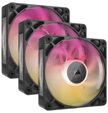 Кулер для корпуса/ Case Cooler Corsair iCUE LINK RX120 MAX RGB (120x120x30mm, 4-pin PWM, RGB, 71.3CFM, 29.5dBA, 2000RPM, Black, 3pcs)