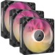Кулер для корпуса/ Case Cooler Corsair iCUE LINK RX120 MAX RGB (120x120x30mm, 4-pin PWM, RGB, 71.3CFM, 29.5dBA, 2000RPM, Black, 3pcs)