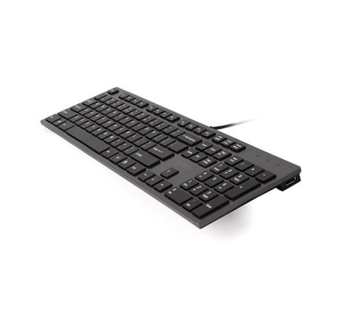 Клавиатура A4Tech KV-300H серый/черный USB slim