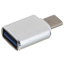 GCR Переходник USB Type C на USB 3.0, M/AF, золотой, GCR-52301