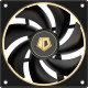 Кулер для корпуса/ Case Cooler ID-COOLING AF-127-GDL (120x120x27mm, 4-pin PWM, 78CFM, 29.9dBA, 2000RPM, Black)