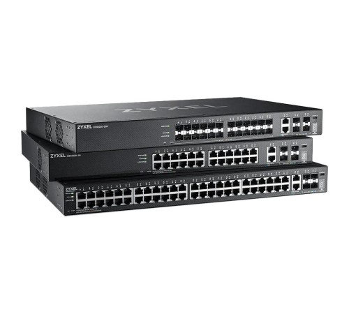 Коммутатор/ Zyxel XGS2220-54 L3 Access switch , rack 19", 48xRJ-45: 1G, 2xRJ-45: 1/2.5/5/10G, 4xSFP+, standalone/cloud management