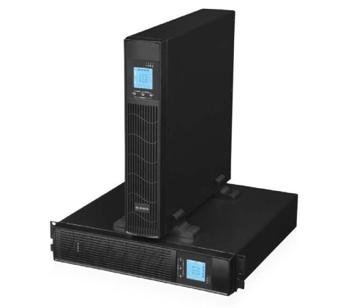 Источник бесперебойного питания IRBIS UPS Online  2000VA/1800W, LCD,  8xC13 outlets, USB, RS232, SNMP Slot, Rack mount/Tower