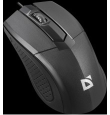 Defender Проводная оптическая мышь Optimum MB-270 PRO:черн,3кн,1200dpi,1.8м,тефл
