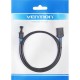 Патч-корд удлинитель Vention прямой SSTP cat.6, RJ45 - 1.5м. Черный