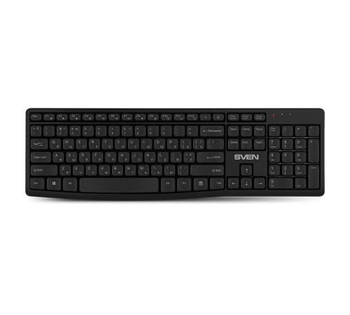Беспроводной набор клавиатура+мышь SVEN KB-C3500W (2,4 GHz, 106 кл, 800-1600DPI) Беспроводной набор клавиатура+мышь SVEN KB-C3500W (2,4 GHz, 106 кл, 800-1600DPI)