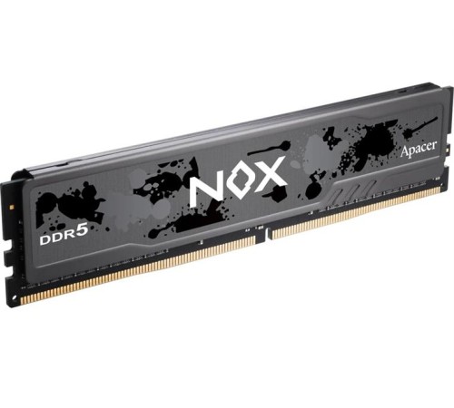 Оперативная память Apacer  DDR5  32GB  5200MHz DIMM NOX Black Gaming Memory (PC5-41600) CL40 1.25V (Retail) 2048*8  Heat Sink (Retail) 3 years (AH5U32G52C522MBAA-1)