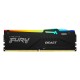 Память оперативная/ Kingston 64GB 5200MHz DDR5 CL40 DIMM (Kit of 2) FURY Beast RGB