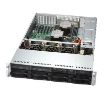 Серверная платформа Supermicro SuperServer 2U 621P-TRT no CPU(2) 5th/4th Gen(MCC carrier)/TDP 300W/no DIMM(16)DDR5/ noHDD(7)LFF+1(SFF)/6xLP,M2/2x10GbE/2x1200W (запах гари, потертости)