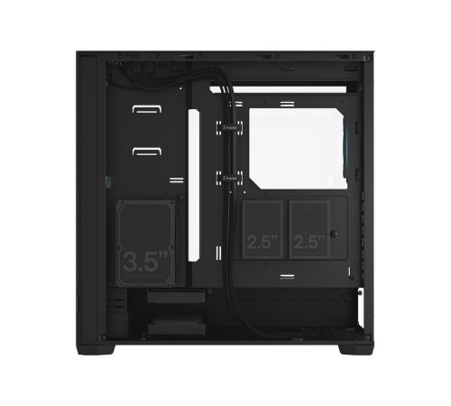 Корпус ПК без блока питания/ Case Fractal Design Pop XL Air RGB TG Clear Tint, Full-Tower, 4x120mm RGB, 2xUSB-A 3.2 E-ATX, ATX, mATX, mITX Black