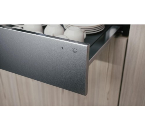 Подогреватель посуды ASKO/ 743388, Подогреватель посуды ASKO, встраиваемый, регулировка температуры 30-80 градусов, воздушная циркуляция, нажимной механизм открывания, телескопические направляющие, дно из нержавеющей стали с резиновой противоскользящей вс