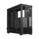 Корпус ПК без блока питания/ Case Fractal Design Pop Air TG Clear Tint, Midi-Tower, 3x120mm, 2xUSB-A 3.2 ATX, mATX, mITX Black