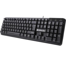 Проводная клавиатура Defender 45559 Symbol HB-559 RU,черный,104 кн,1.5м