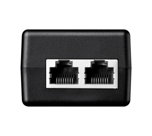 Инжектор/ 30W Gigabit PoE+/PoE Injector, 802.3at/802.3af Standard, Data and Power Carried over The Same Cable Up to 100 Meters, Plastic Case