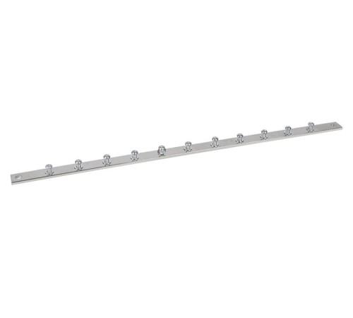 шина Cabeus CGB-1U-19 Медная шина заземления (покрытие никелем), 19" дюймов, в комплекте винты, шайбы