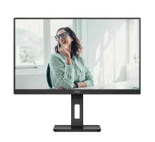 Монитор AOC Q27P3CV 27" 2560x1440, IPS, 75Hz, 20M:1, 250cd, 4 ms, 2xHDMI 1.4, DisplayPort 1.2, 4xUSB 3.2, DP+PD USB Type-C * 65W Speakers, RJ45, Height adj 150, pivot, VESA 100, 3Y, Black AOC Q27P3CV 27" 2560x1440, IPS, 75Hz, 20M:1, 250cd, 4 ms,