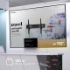 Кронштейн ONKRON/ 60-110" макс. 900*600, наклон -10?+5", поворот 0?, от стены до 85мм, вес до 120кг, черный