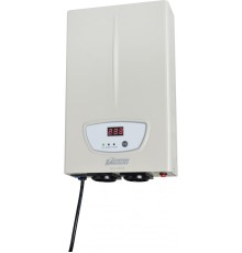 Стабилизатор POWERMAN AVS 1500S, ступенчатый регулятор, цифровые индикаторы уровней напряжения, 1500ВА, 140-260В, максимальный входной ток 12А, 2 евророзетки, IP-20, навесного исполнения, 310мм х 200мм х 68мм, 4,36 кг./ Stabilizer POWERMAN AVS 1500S, step